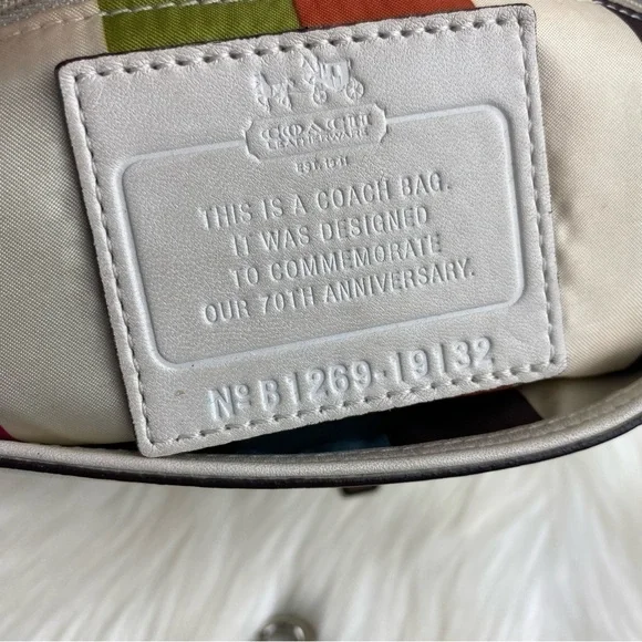 COACH LEGACY WILLIS 70TH ANIVERSARIO LIMITED EDITION TOP HANDLE BAG - Picture 11 of 15